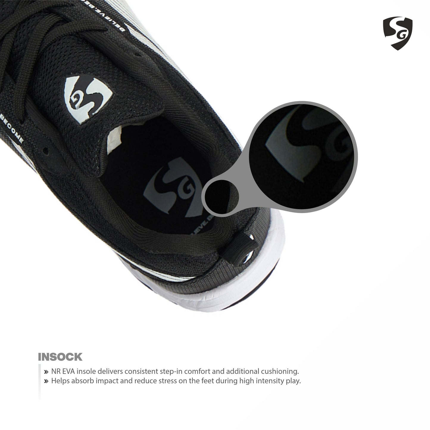 SG EASE Shoes Black/White