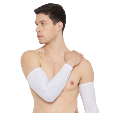 SG Icon White Padded Cricket Sleeve