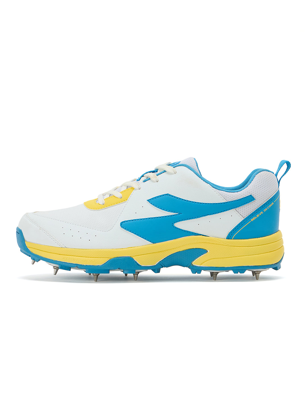 SG SAVAGE MAX SPIKES White/Yellow/Sky Blue