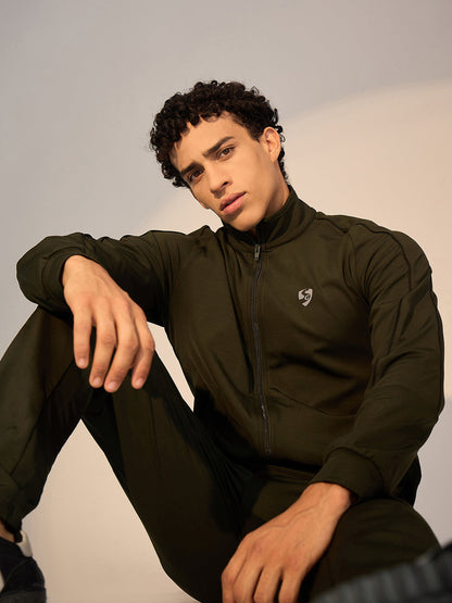 JACKET MEN SG H3MJ8242 OLIVE/BLACK