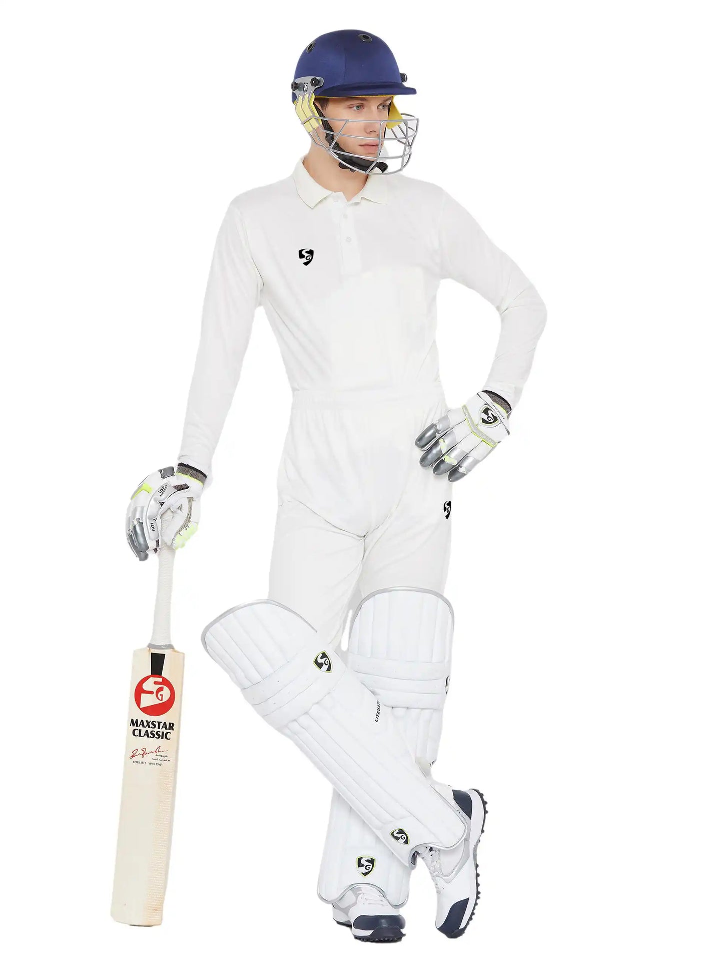 SG Junior Club Full Sleeve Combo Cricket Whites