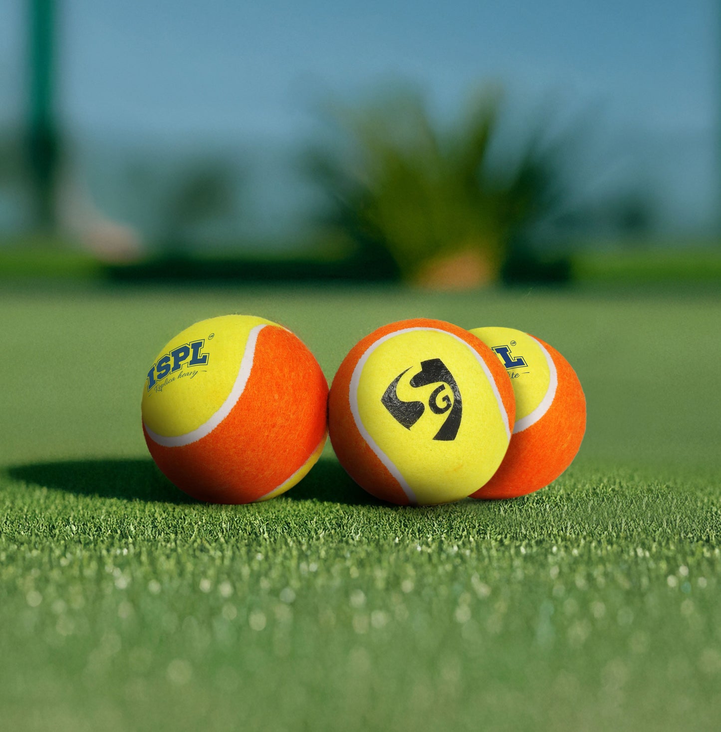 SG X ISPL Heavy Replica Tennis Ball (PACK OF 3)