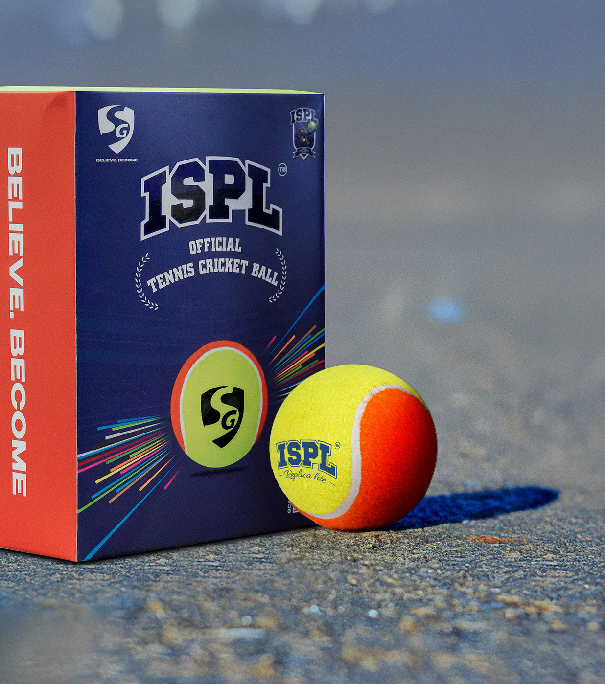 SG X ISPL Lite Replica Tennis Ball (PACK OF 3)
