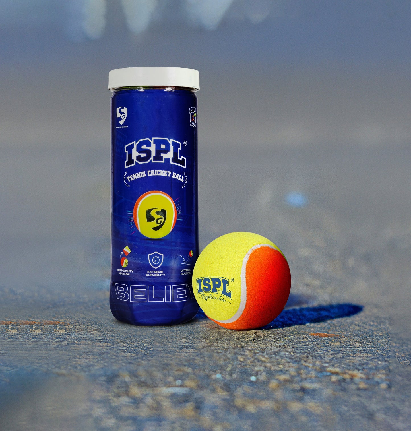 SG X ISPL Lite Replica Tennis Ball (PACK OF 3)